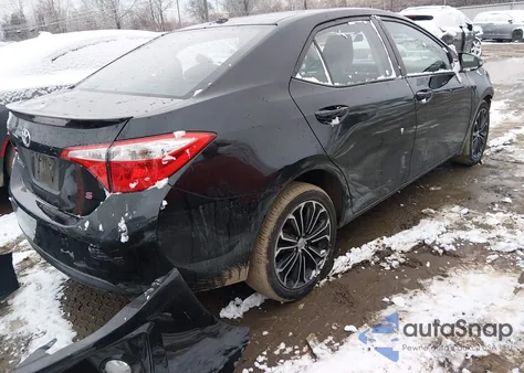 2014 Toyota Corolla S Plus z USA, uszkodzony, nr VIN 2T1BURHEXEC197421